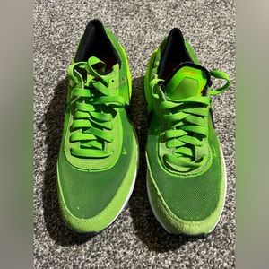 Nike Waffle One Electric Green Mesh Shoes - DC0481-300 Size Youth Kids 6.5